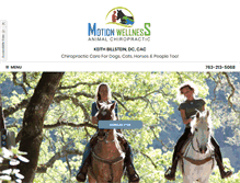 Tablet Screenshot of motionwellnessmn.com